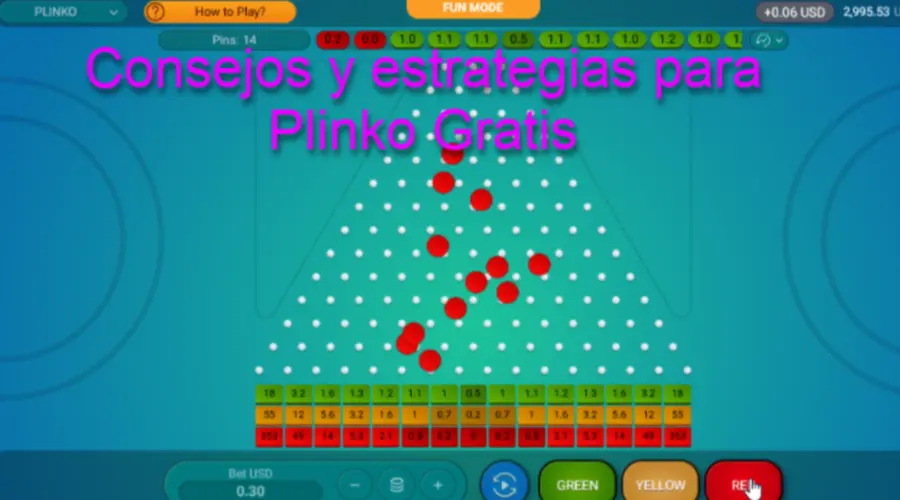 Consejos y estrategias para Plinko Gratis