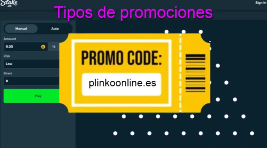 Tipos de promociones